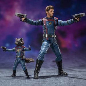 Licences - marvel figurines star lord rocket raccoon guardians of the galaxy vol 3 shfiguarts01