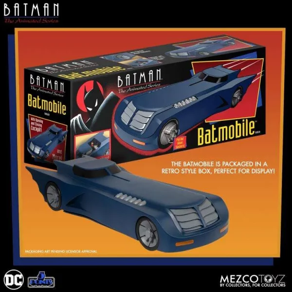 Mezco 5points Batmobile "Batman,The Animated Series" DC Figurine articulée - mezco batmobile dc01