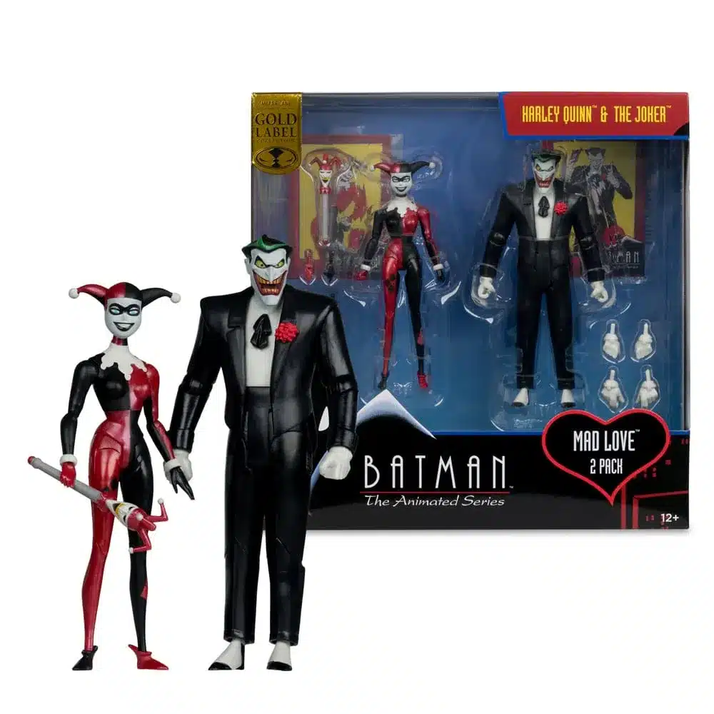 Précommandes - mcfarlane batman the animated series pack Harley Quinn et The Joker Mad Love 03 10 11zon