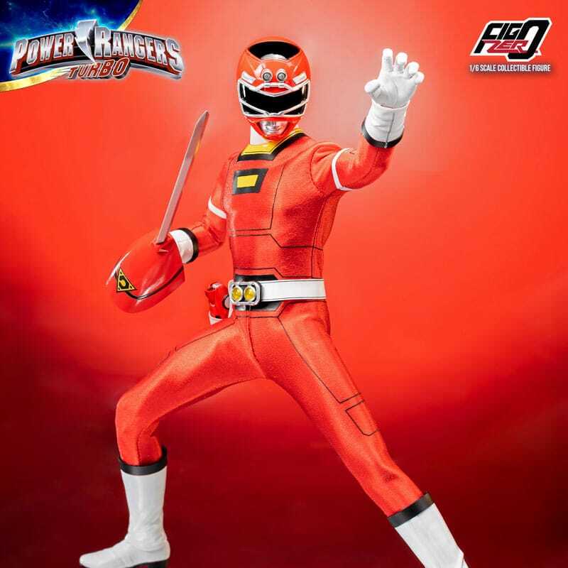 Threezer power rangers Turbo FigZero Red Turbo 01