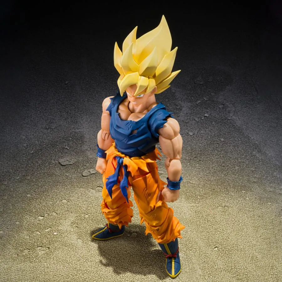 Précommandes - dragon ball figurine super saiyan son goku fighter of rage bandai 01 3 11zon